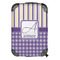 Purple Gingham & Stripe 13" Hard Shell Backpacks - FRONT
