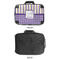 Purple Gingham & Stripe 18" Laptop Briefcase - APPROVAL