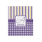 Purple Gingham & Stripe Poster - Matte - 20x24 (Personalized)