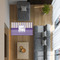 Purple Gingham & Stripe 3'x5' Indoor Area Rugs - IN CONTEXT