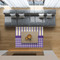 Purple Gingham & Stripe 5'x7' Indoor Area Rugs - IN CONTEXT