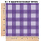 Purple Gingham & Stripe 6x6 Swatch of Fabric