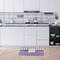 Purple Gingham & Stripe Anti-Fatigue Kitchen Mats - LIFESTYLE