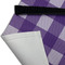 Purple Gingham & Stripe Apron - (Detail)