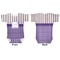Purple Gingham & Stripe Baby Bodysuit Approval