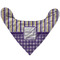 Purple Gingham & Stripe Bandana Flat Approval