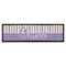 Purple Gingham & Stripe Bar Mat - Large (Personalized)