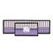 Purple Gingham & Stripe Bar Mat - Parent Main