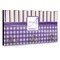 Purple Gingham & Stripe Coat Hanger Main