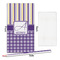 Purple Gingham & Stripe Colored Pencils - Approval