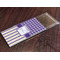 Purple Gingham & Stripe Colored Pencils - In Package