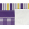 Purple Gingham & Stripe Cooling Towel- Detail