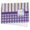 Purple Gingham & Stripe Cooling Towel (Personalized)
