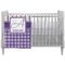 Purple Gingham & Stripe Crib - Profile
