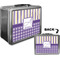 Purple Gingham & Stripe Custom Lunch Box / Tin Approval