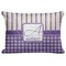 Purple Gingham & Stripe Decorative Baby Pillow - Apvl