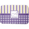 Purple Gingham & Stripe Dish Drying Mat - Approval
