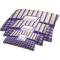 Purple Gingham & Stripe Dog Beds - MAIN (sm, med, lrg)
