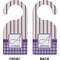Purple Gingham & Stripe Door Hanger (Approval)