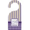 Purple Gingham & Stripe Door Hanger (Personalized)