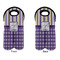 Purple Gingham & Stripe Double Wine Tote - APPROVAL (new)