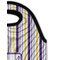Purple Gingham & Stripe Double Wine Tote - Detail 1 (new)
