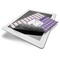 Purple Gingham & Stripe Electronic Screen Wipe - iPad