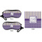 Purple Gingham & Stripe Eyeglass Case & Cloth (Approval)