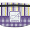 Purple Gingham & Stripe Fanny Pack - Closeup