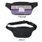 Purple Gingham & Stripe Fanny Packs - APPROVAL