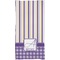 Purple Gingham & Stripe Full Sized Bath Towel - Apvl