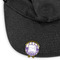 Purple Gingham & Stripe Golf Ball Marker Hat Clip - Main - GOLD