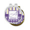 Purple Gingham & Stripe Golf Ball Marker Hat Clip - PARENT/MAIN