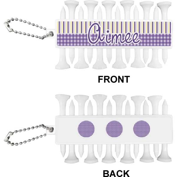 Purple Gingham & Stripe Golf Buddy (Approval)