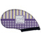Purple Gingham & Stripe Golf Club Covers - BACK