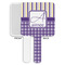 Purple Gingham & Stripe Hand Mirrors - Approval