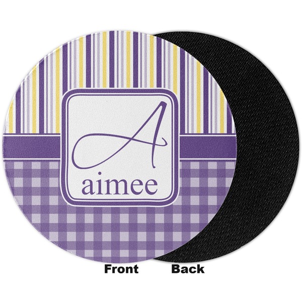 Purple Gingham & Stripe Jar Opener - Apvl