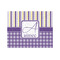 Purple Gingham & Stripe Jigsaw Puzzle 500 Piece - Front