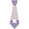 Purple Gingham & Stripe Just Faux Tie