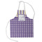 Purple Gingham & Stripe Kid's Aprons - Small Approval