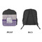 Purple Gingham & Stripe Kid's Backpack - Approval