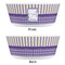 Purple Gingham & Stripe Kids Bowls - APPROVAL