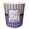 Purple Gingham & Stripe Kids Cup - Front