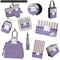 Purple Gingham & Stripe Kitchen Accessories & Decor
