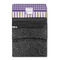 Purple Gingham & Stripe Ladies Wallet  (Personalized Opt)