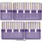 Purple Gingham & Stripe Light Switch Covers all sizes