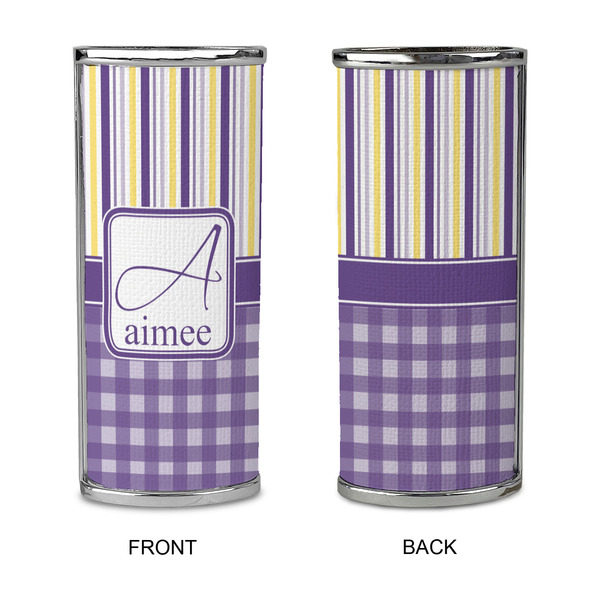 Purple Gingham & Stripe Lighter Case - APPROVAL