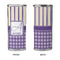 Purple Gingham & Stripe Lighter Case - APPROVAL
