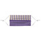 Purple Gingham & Stripe Mask - Pleated (new) APPROVAL