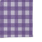 Purple Gingham & Stripe Microfiber Dish Rag - DETAIL